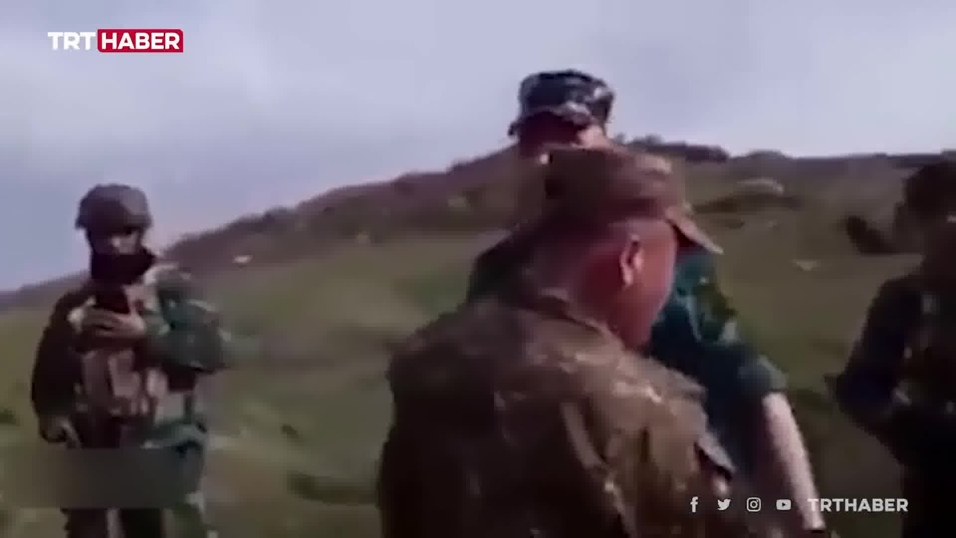 Ermenistan Askerlerinin Provokasyon Girişimi Kamerada